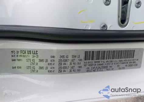 2020 Jeep Cherokee Latitude Plus 4X4 из США, поврежденный, VIN 1C4PJMLBXLD538959